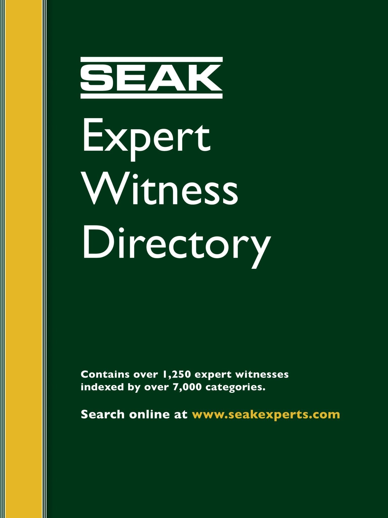 Types Of Expert Witnesses SEAK Inc 