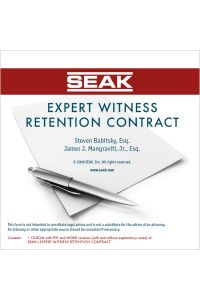 Expert Witness Contract