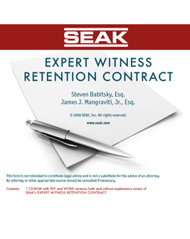 Expert Witness Retention Contract (DOWNLOAD)
